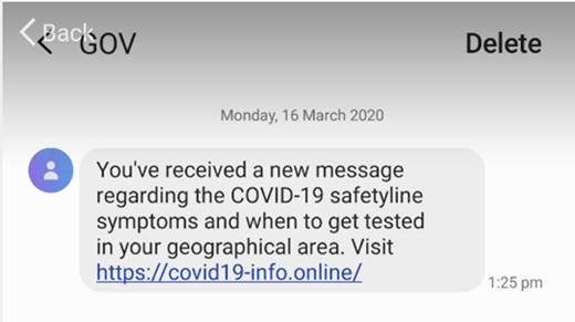 COVID-19 Cyber Scam
