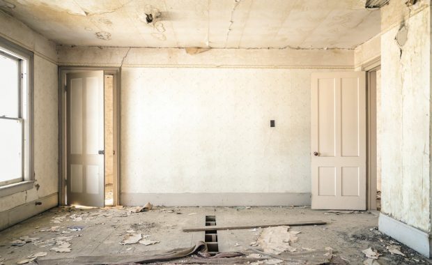 Asbestos insurance - home under construction