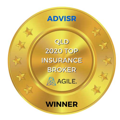 QLD 2020 top insurance broker medal