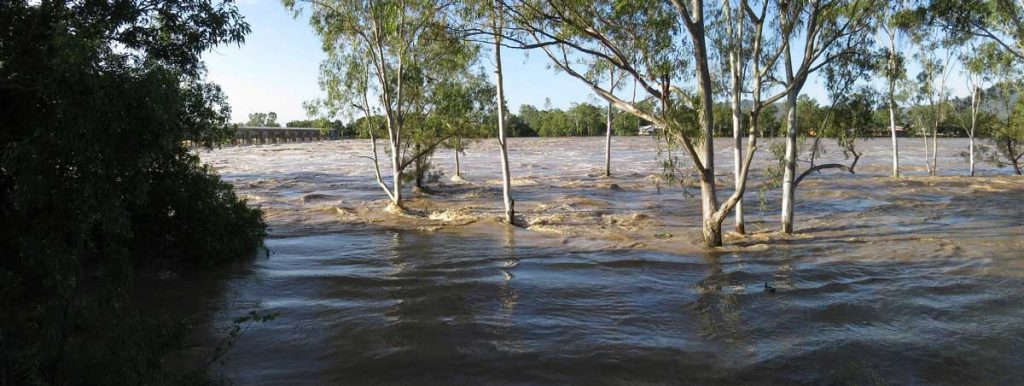 photo of an Australian flood